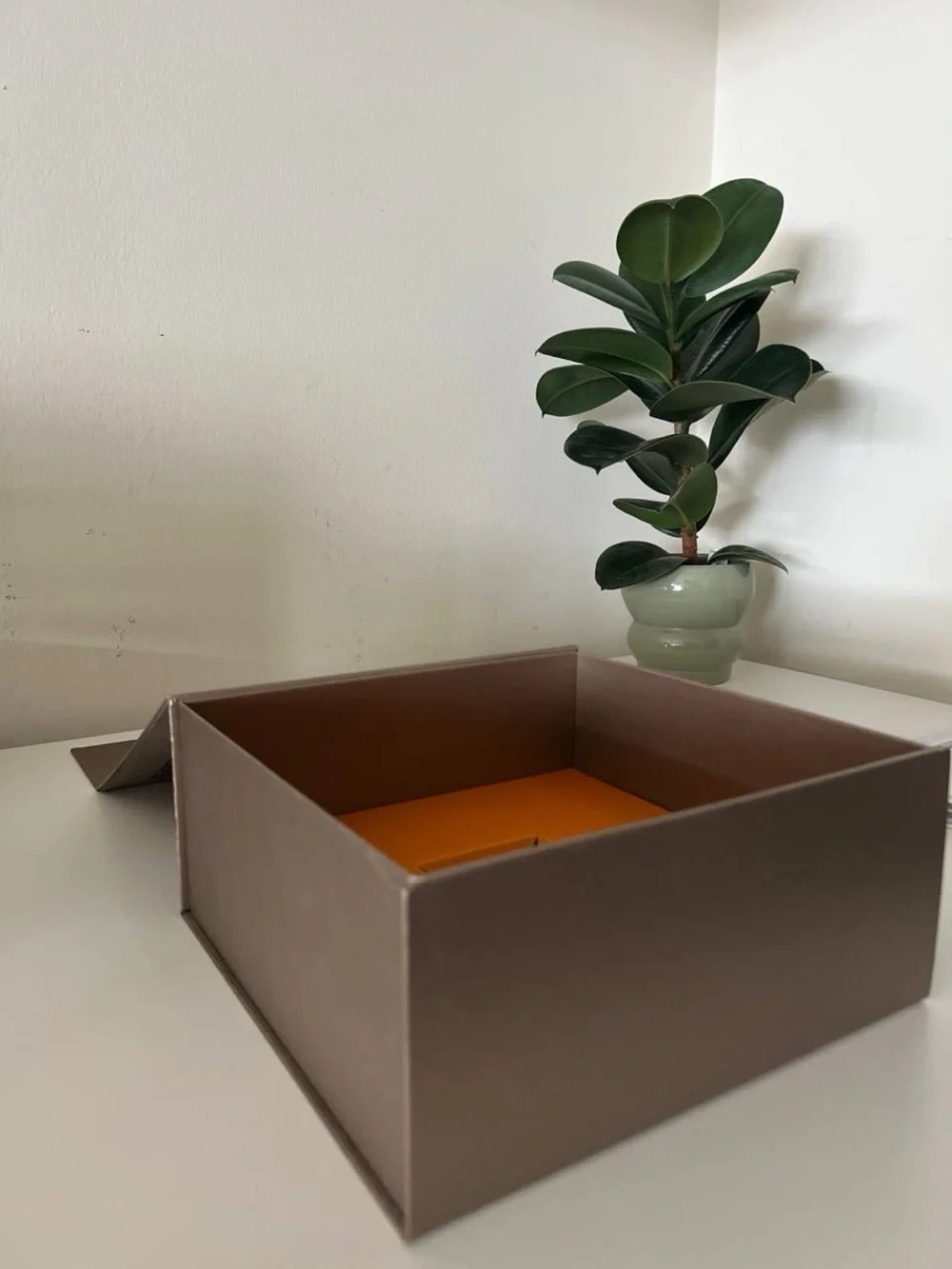 Bulgari Brown Decorative Storage Box with Gold Logo